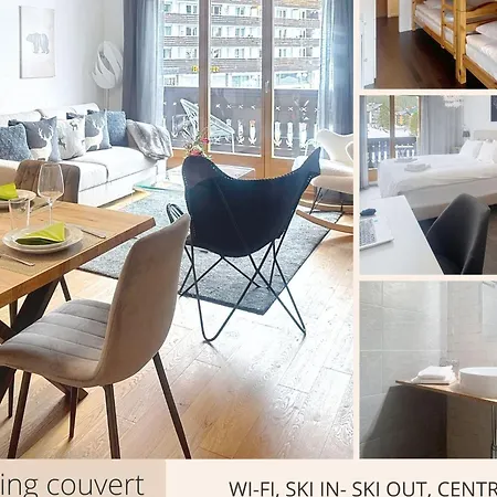 6p- Ski-in Ski-out- Parkplatz- Zentral- Wifi By Interhome アパート *