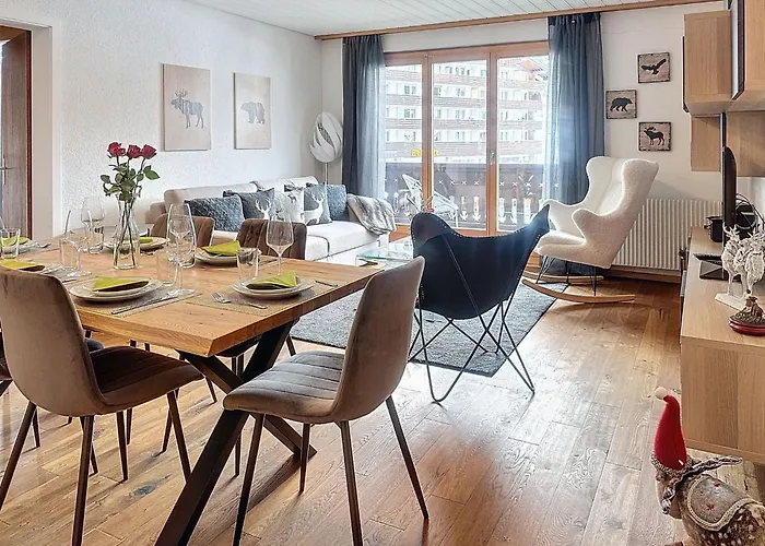 公寓 6p- Ski-in Ski-out- Parkplatz- Zentral- Wifi By Interhome 莫尔金斯