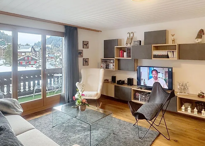 アパート 6p- Ski-in Ski-out- Parkplatz- Zentral- Wifi By Interhome モルジャン